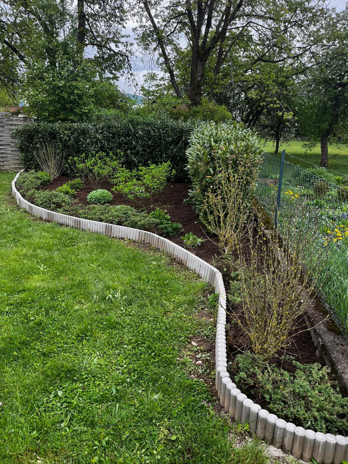 Von Rumpold Außenanlagen gepflegtes Gartenbeet